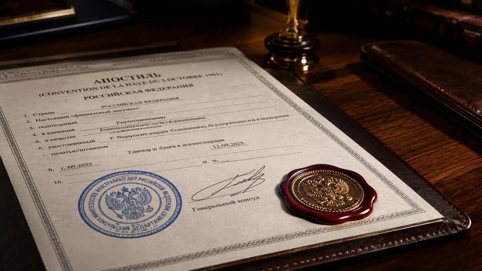 Apostille Legalization and Consular Stamp